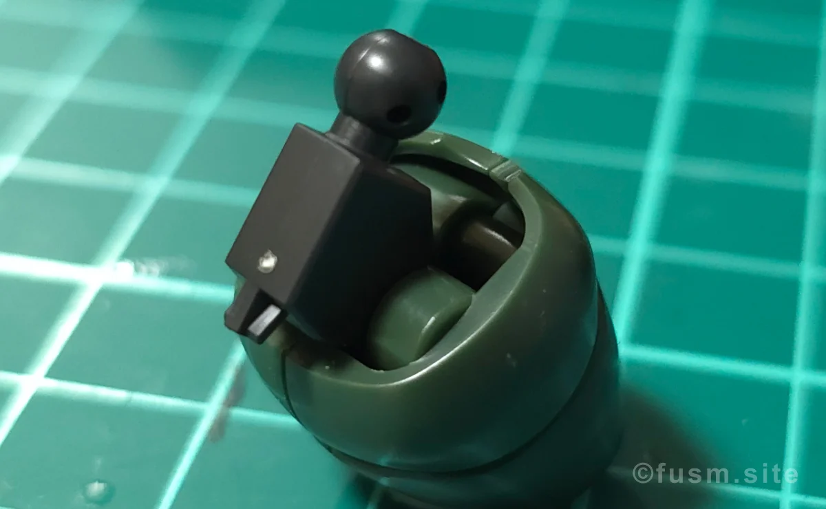 【レビュー】HG ザク(GQ) パーツ・構造・組み立て 04