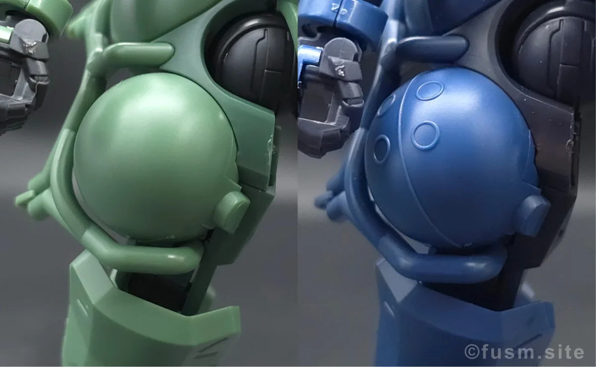 【レビュー】HG ザク(GQ) 比較 06