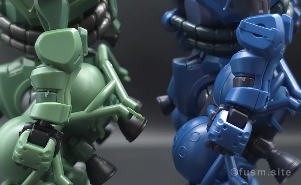 【レビュー】HG ザク(GQ) 比較 07