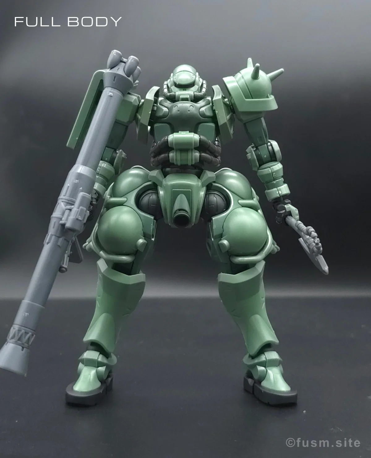 【レビュー】HG ザク(GQ) 多角的に見た全体の外観・素組み 01