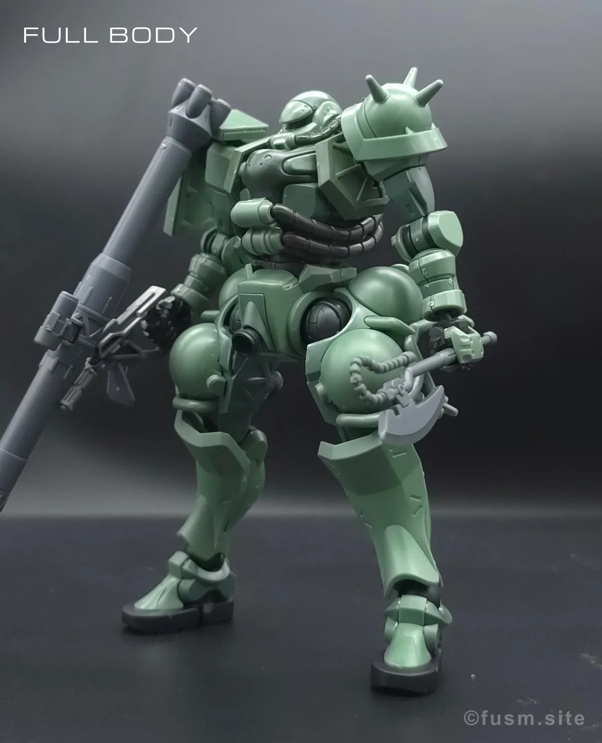 【レビュー】HG ザク(GQ) 多角的に見た全体の外観・素組み 02