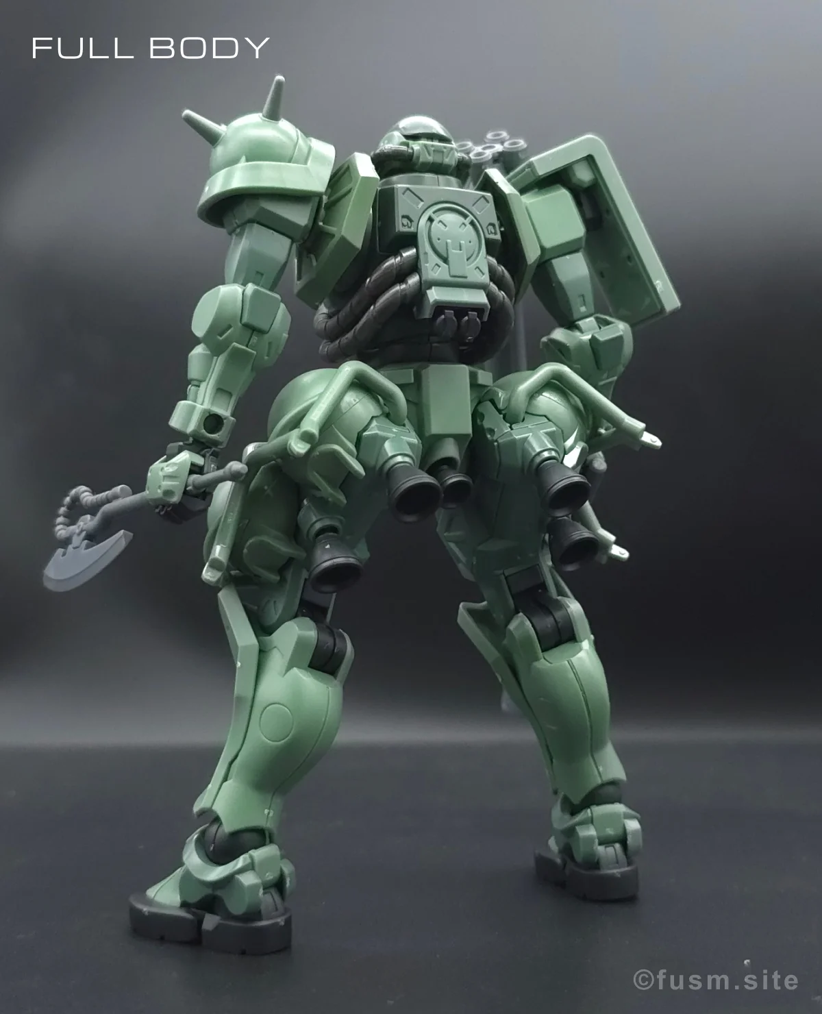 【レビュー】HG ザク(GQ) 多角的に見た全体の外観・素組み 03