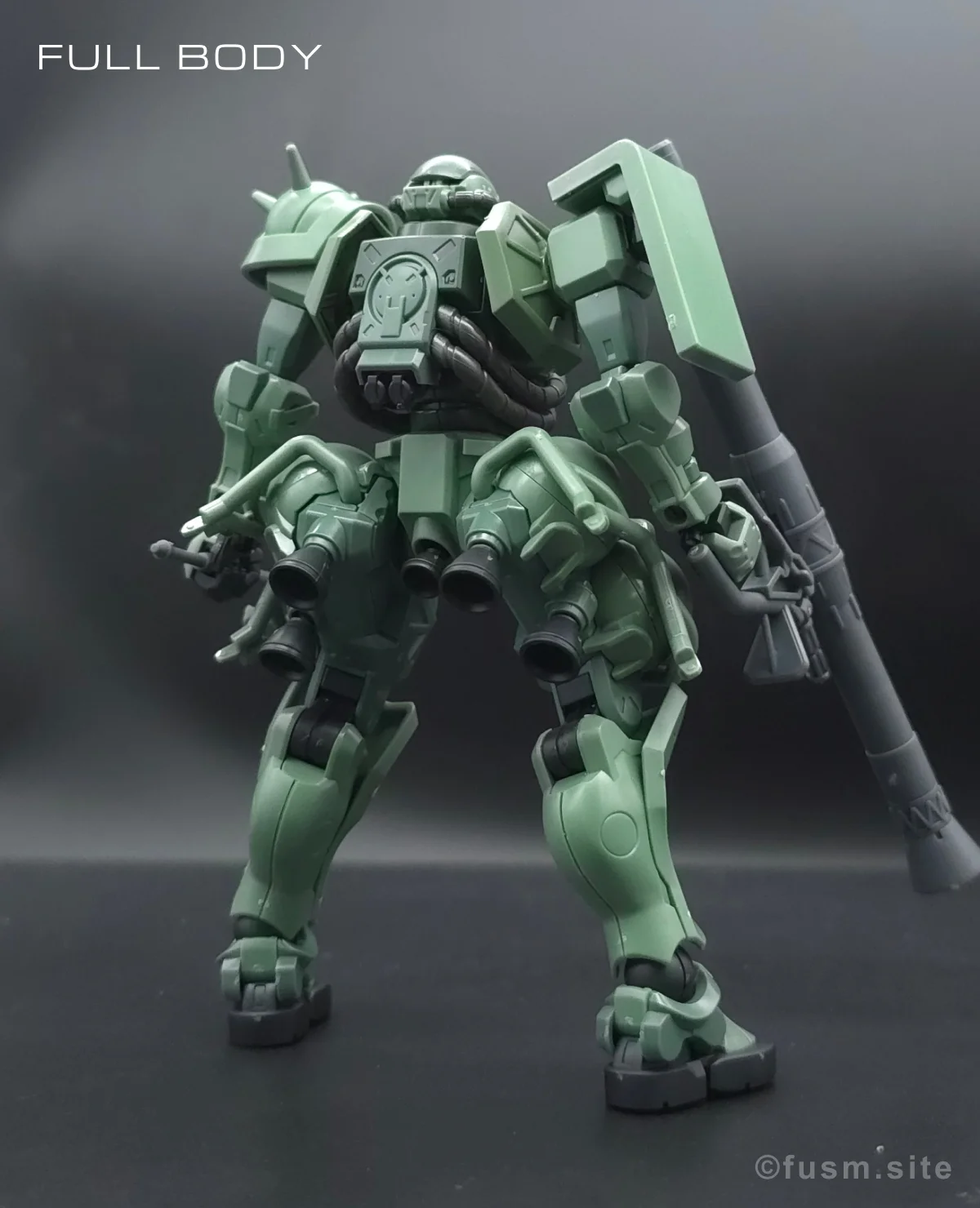 【レビュー】HG ザク(GQ) 多角的に見た全体の外観・素組み 05