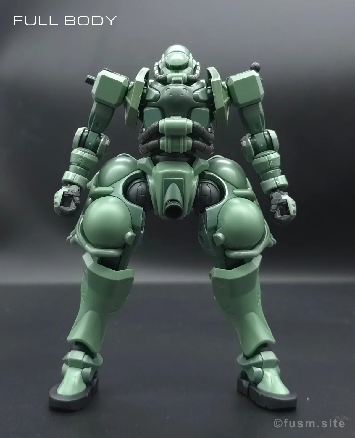 【レビュー】HG ザク(GQ) 多角的に見た全体の外観・素組み 07