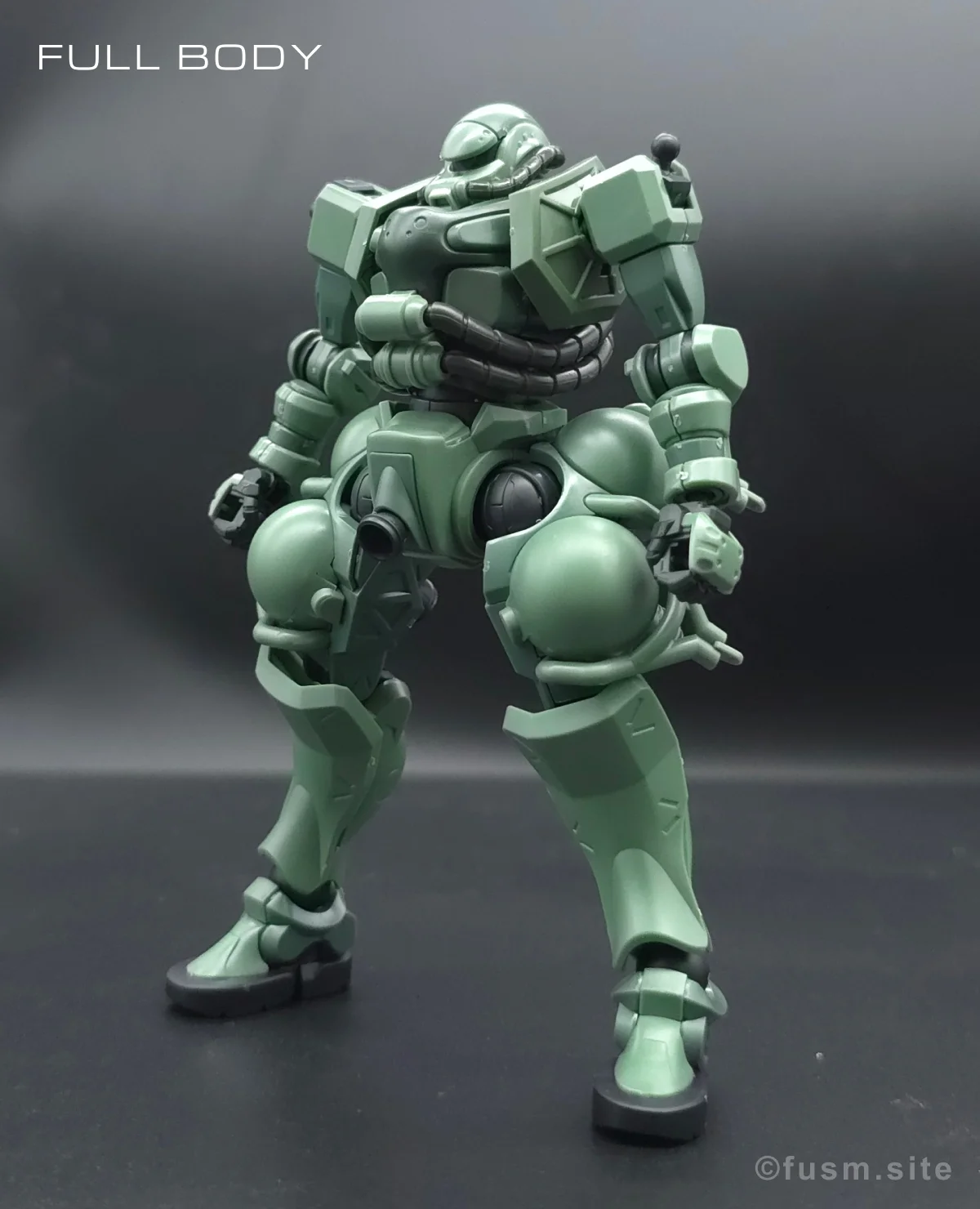 【レビュー】HG ザク(GQ) 多角的に見た全体の外観・素組み 08