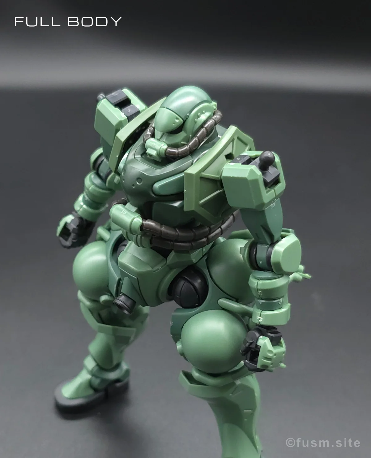 【レビュー】HG ザク(GQ) 多角的に見た全体の外観・素組み 09