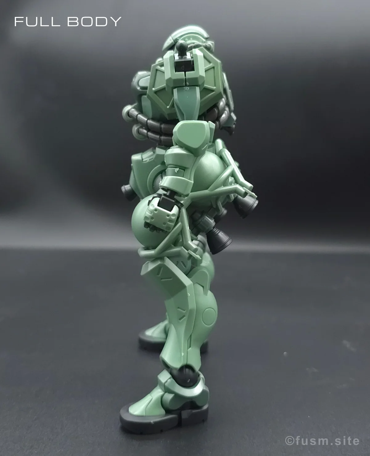 【レビュー】HG ザク(GQ) 多角的に見た全体の外観・素組み 10