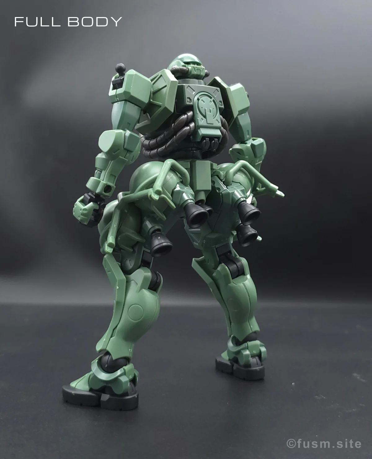 【レビュー】HG ザク(GQ) 多角的に見た全体の外観・素組み 11