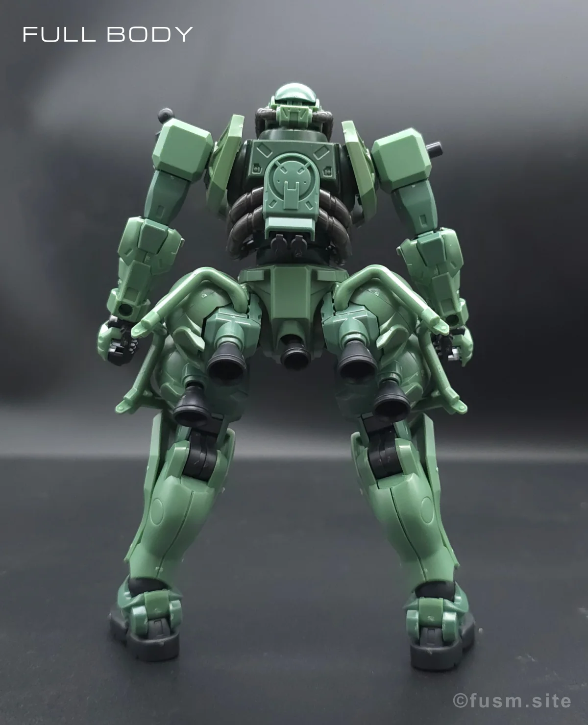 【レビュー】HG ザク(GQ) 多角的に見た全体の外観・素組み 12