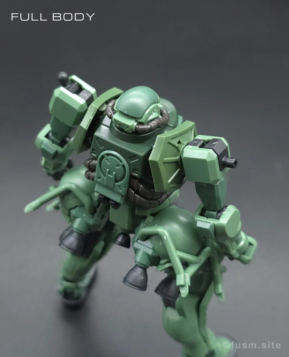 【レビュー】HG ザク(GQ) 多角的に見た全体の外観・素組み 13