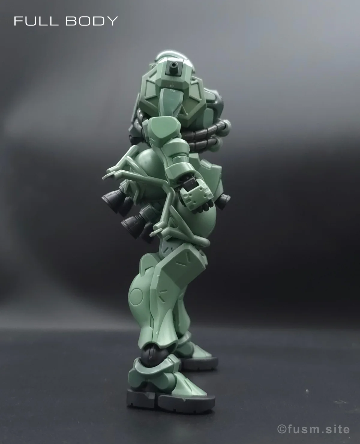 【レビュー】HG ザク(GQ) 多角的に見た全体の外観・素組み 15