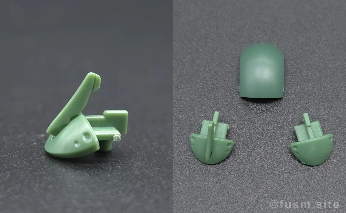 【レビュー】HG ザク(GQ) 頭部ディテール 02