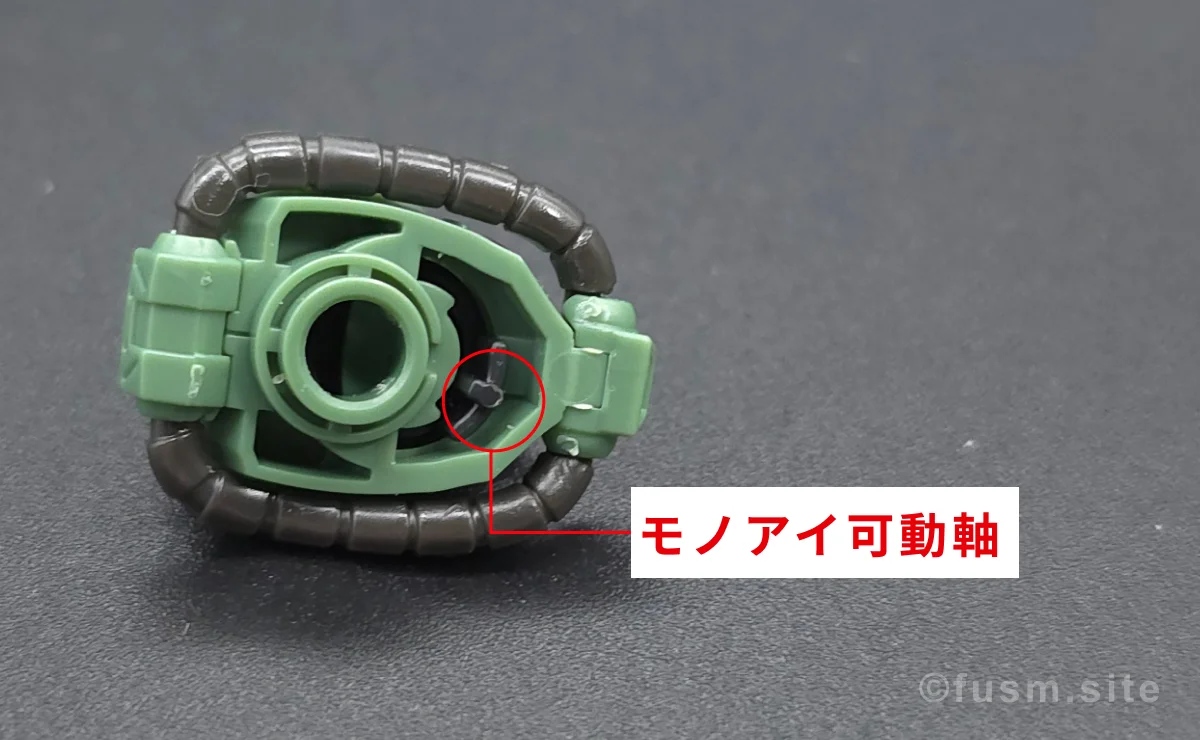 【レビュー】HG ザク(GQ) 頭部ディテール 05