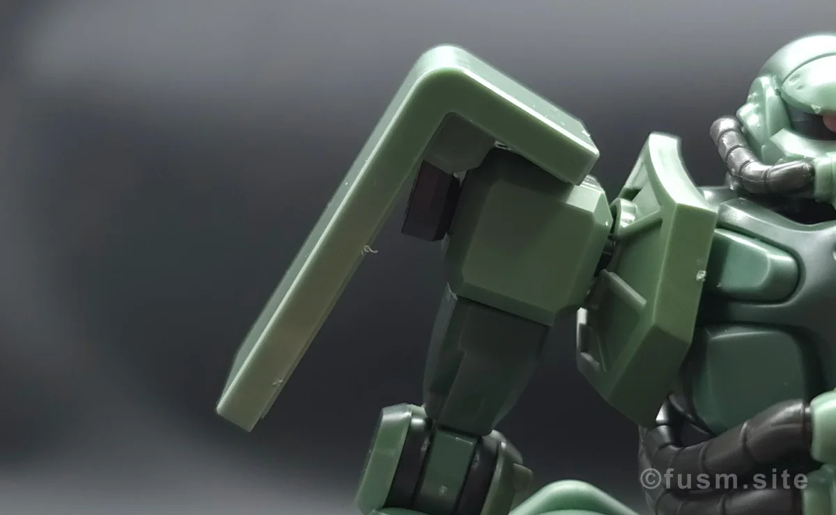 【レビュー】HG ザク(GQ) 肩ディテール 可動域 02