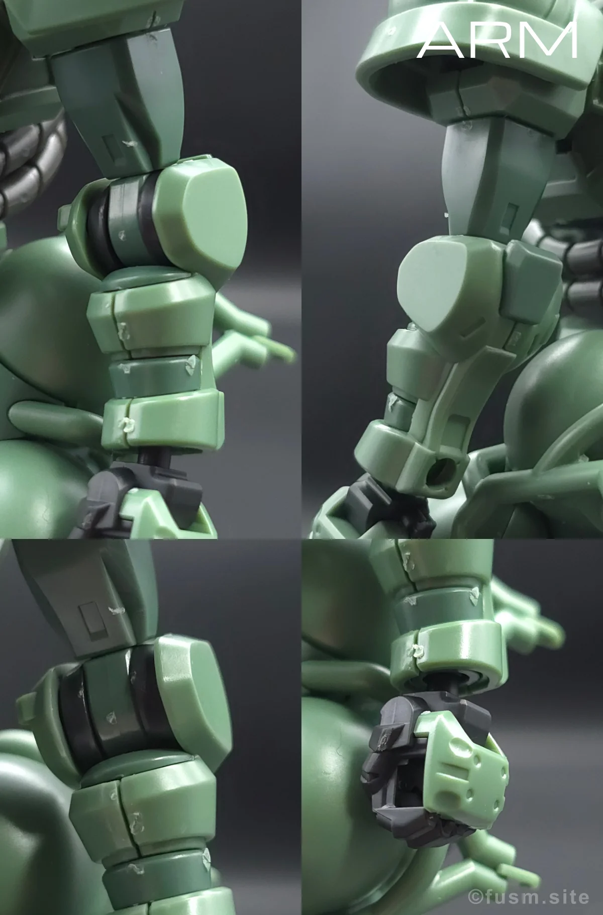 【レビュー】HG ザク(GQ) 腕部ディテール 01