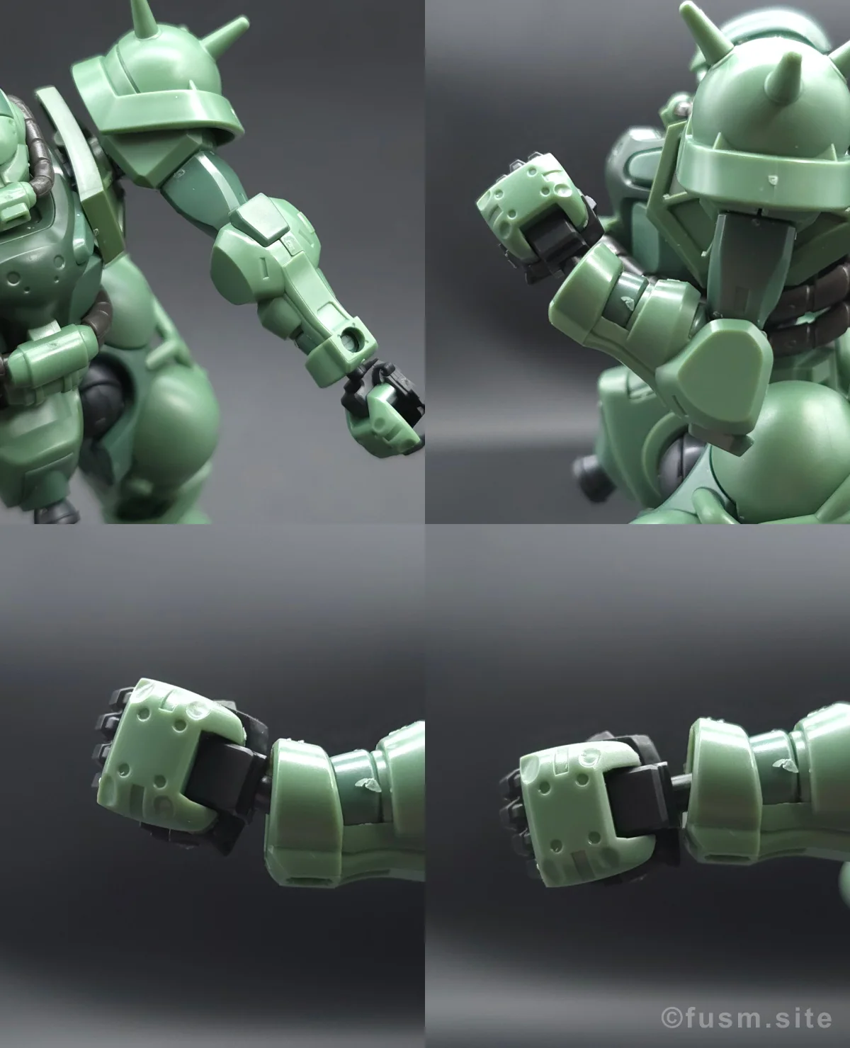 【レビュー】HG ザク(GQ) 腕部ディテール 可動域 01