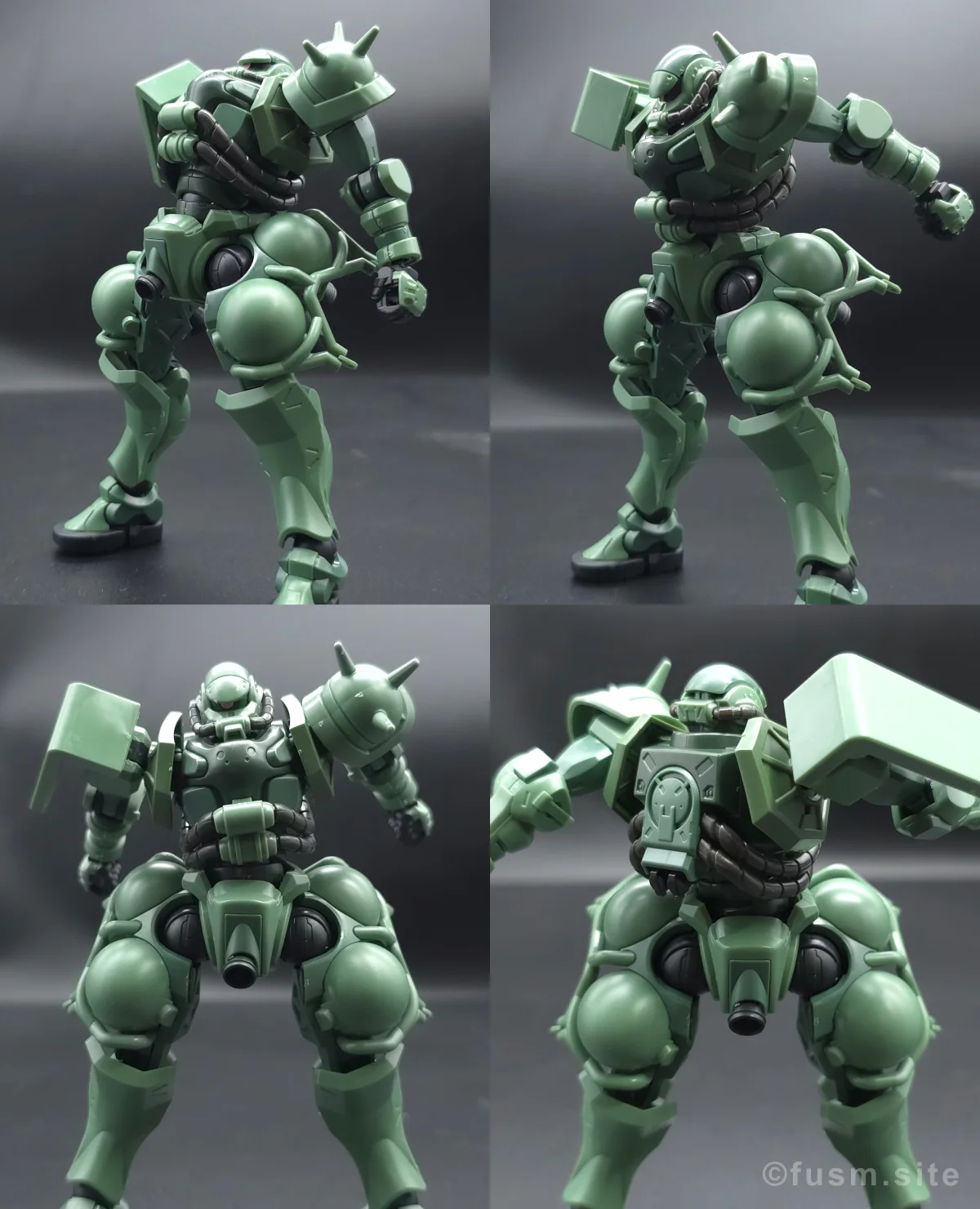 【レビュー】HG ザク(GQ) 胴体ディテール 可動域 01