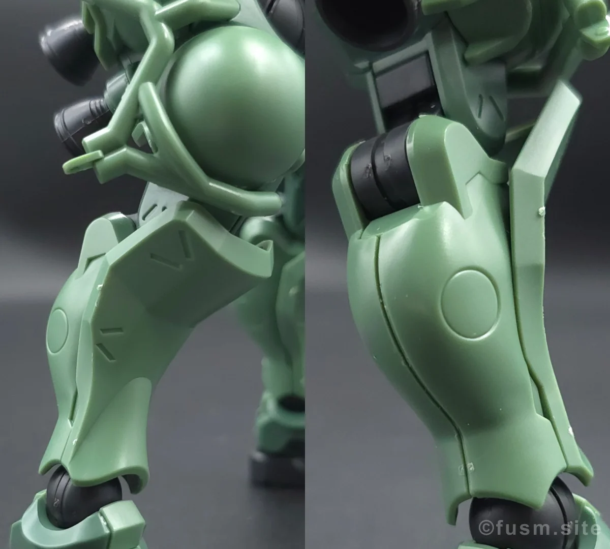 【レビュー】HG ザク(GQ) 脚部ディテール 03