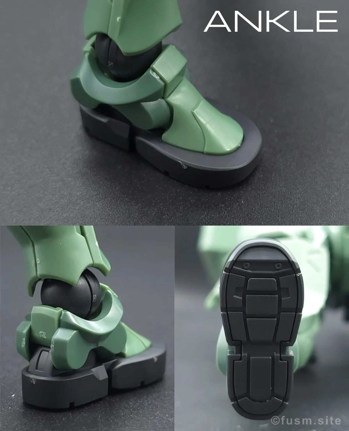 【レビュー】HG ザク(GQ) 脚部ディテール 04