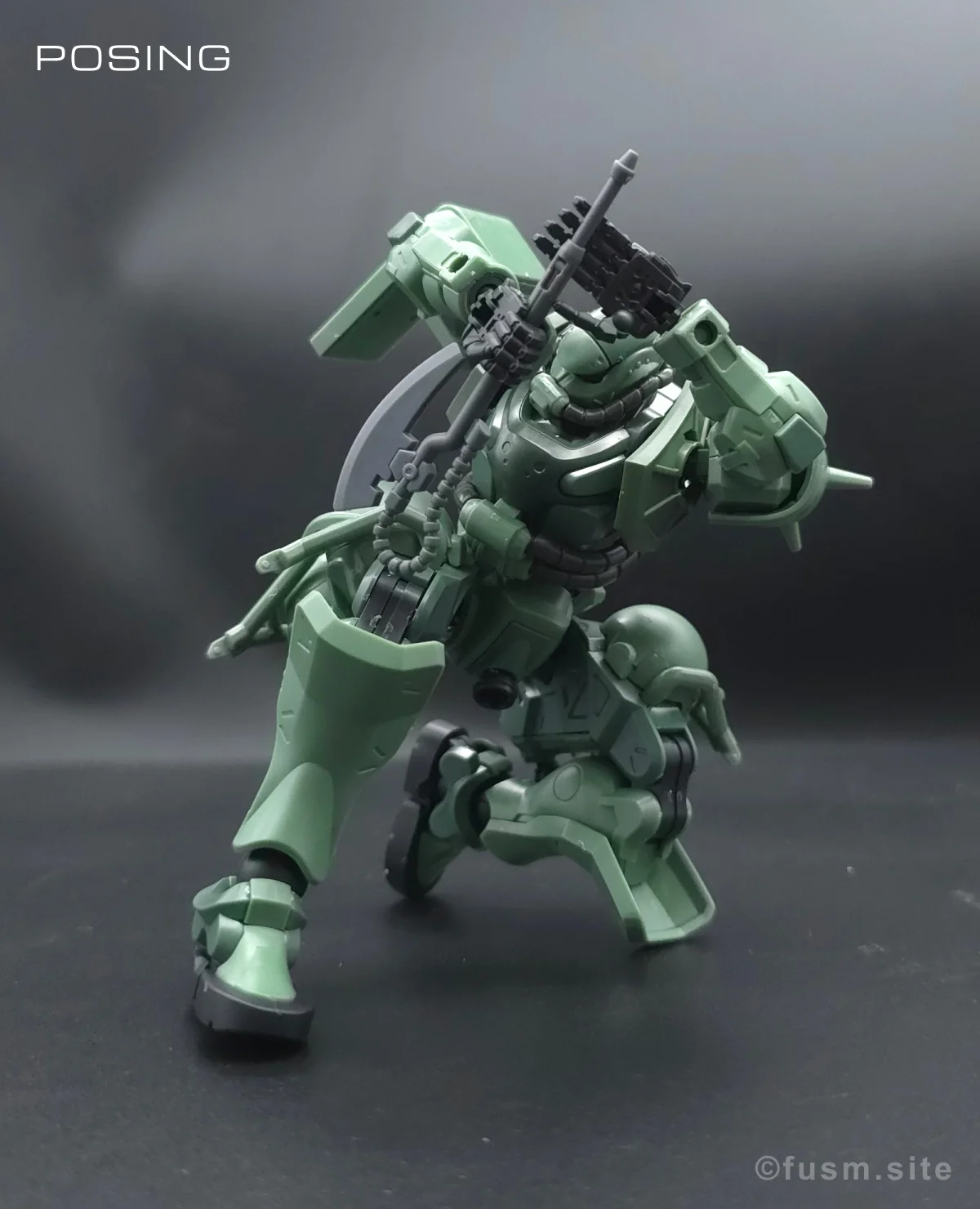 【レビュー】HG ザク(GQ) ポージング 05