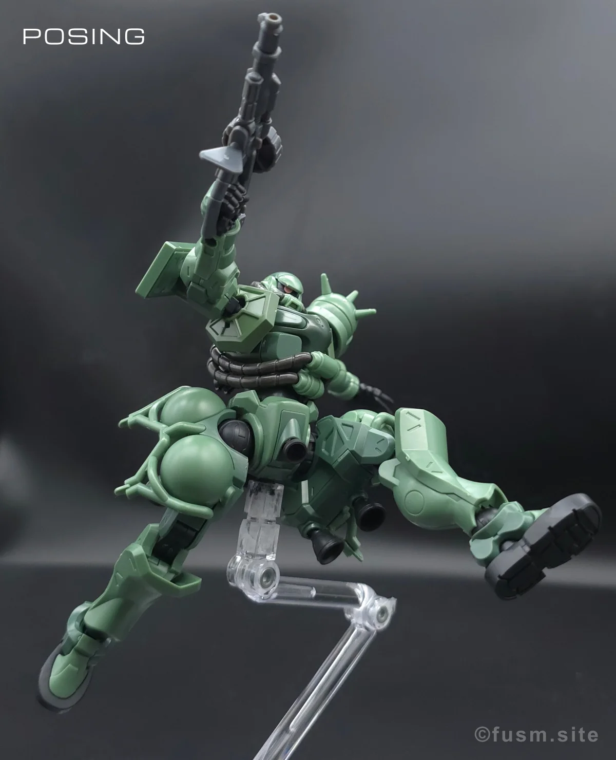 【レビュー】HG ザク(GQ) ポージング 07