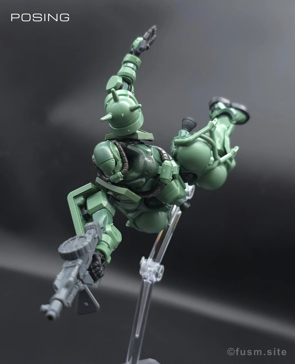 【レビュー】HG ザク(GQ) ポージング 08