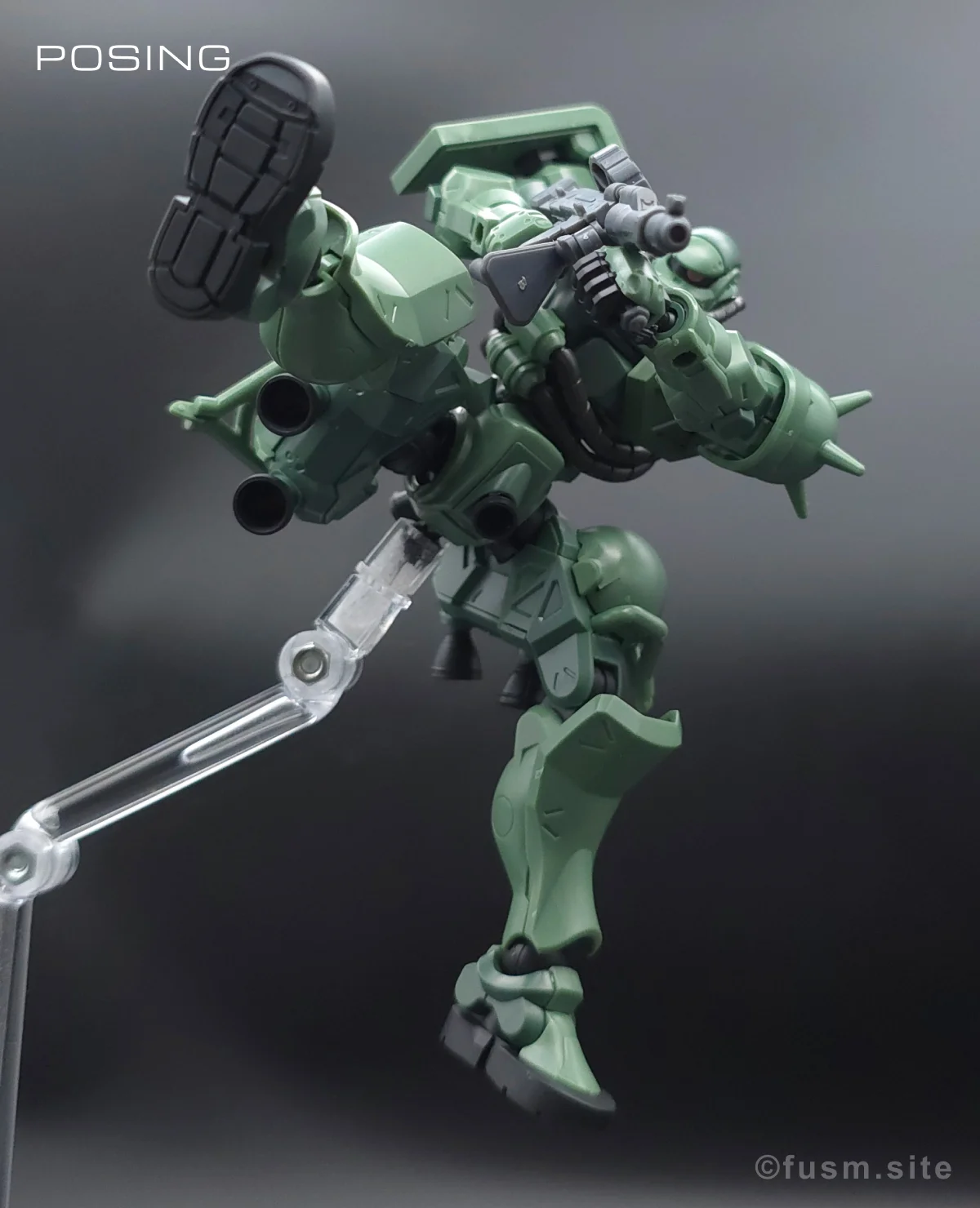 【レビュー】HG ザク(GQ) ポージング 10