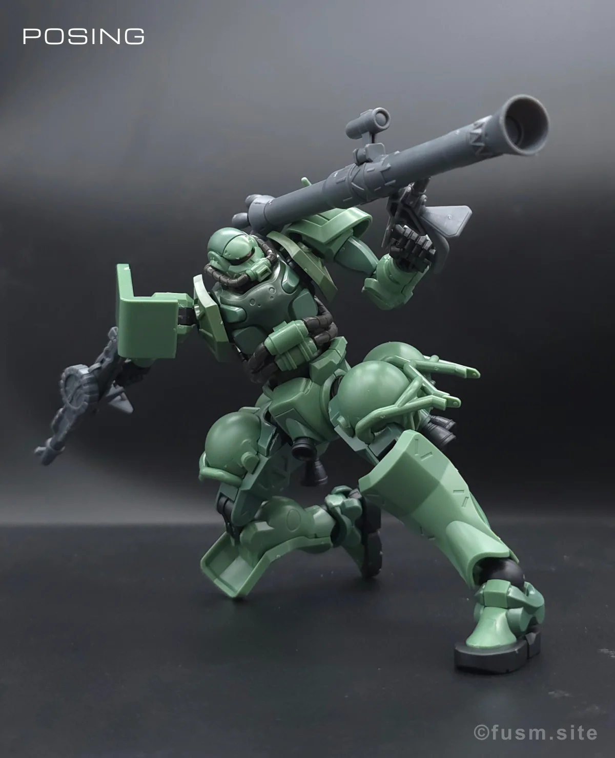 【レビュー】HG ザク(GQ) ポージング 12