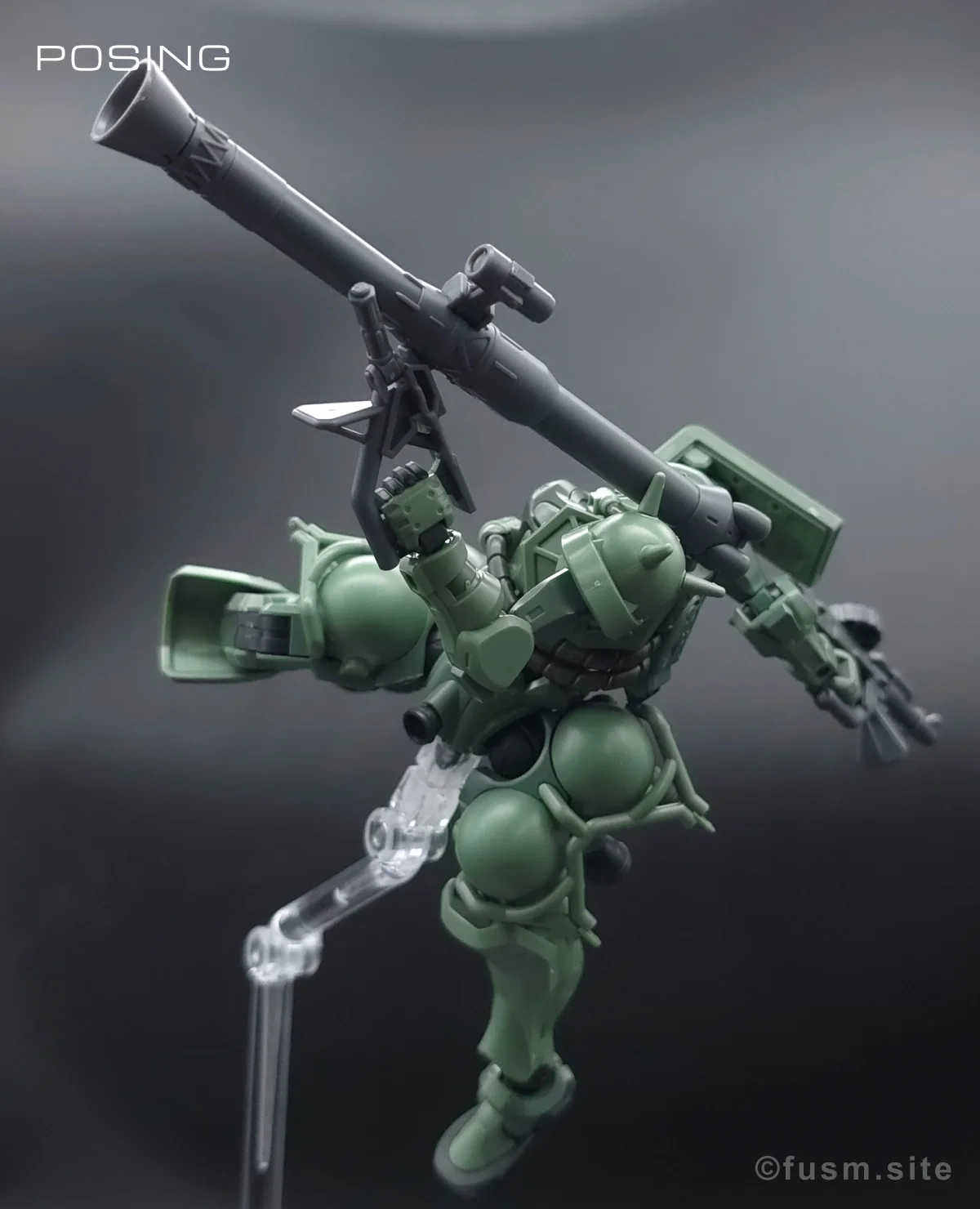 【レビュー】HG ザク(GQ) ポージング 13