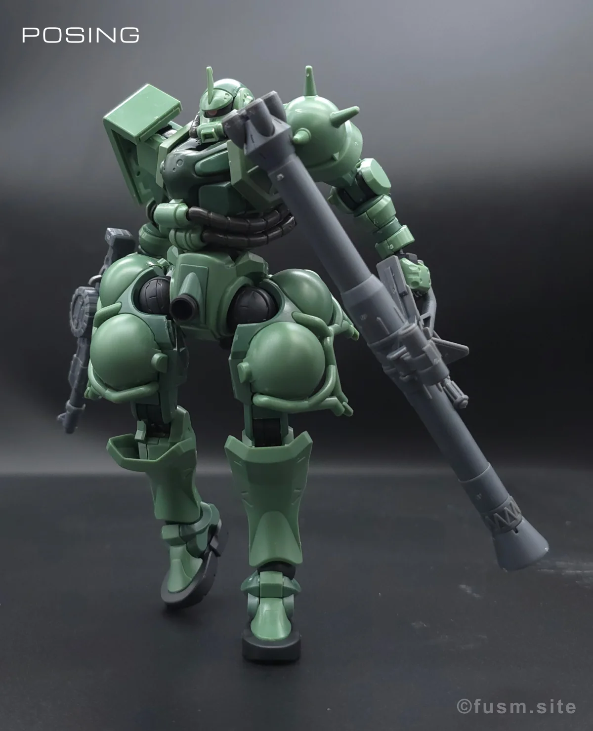 【レビュー】HG ザク(GQ) ポージング 15