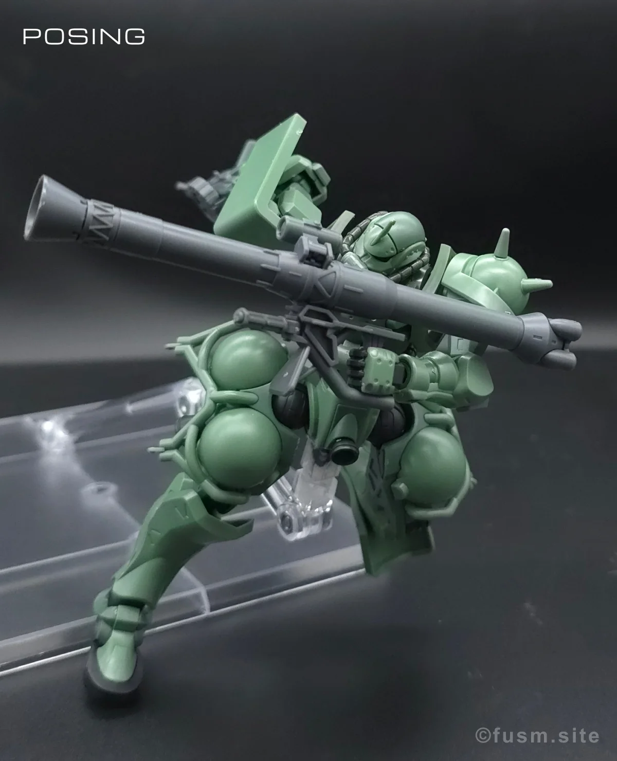 【レビュー】HG ザク(GQ) ポージング 17