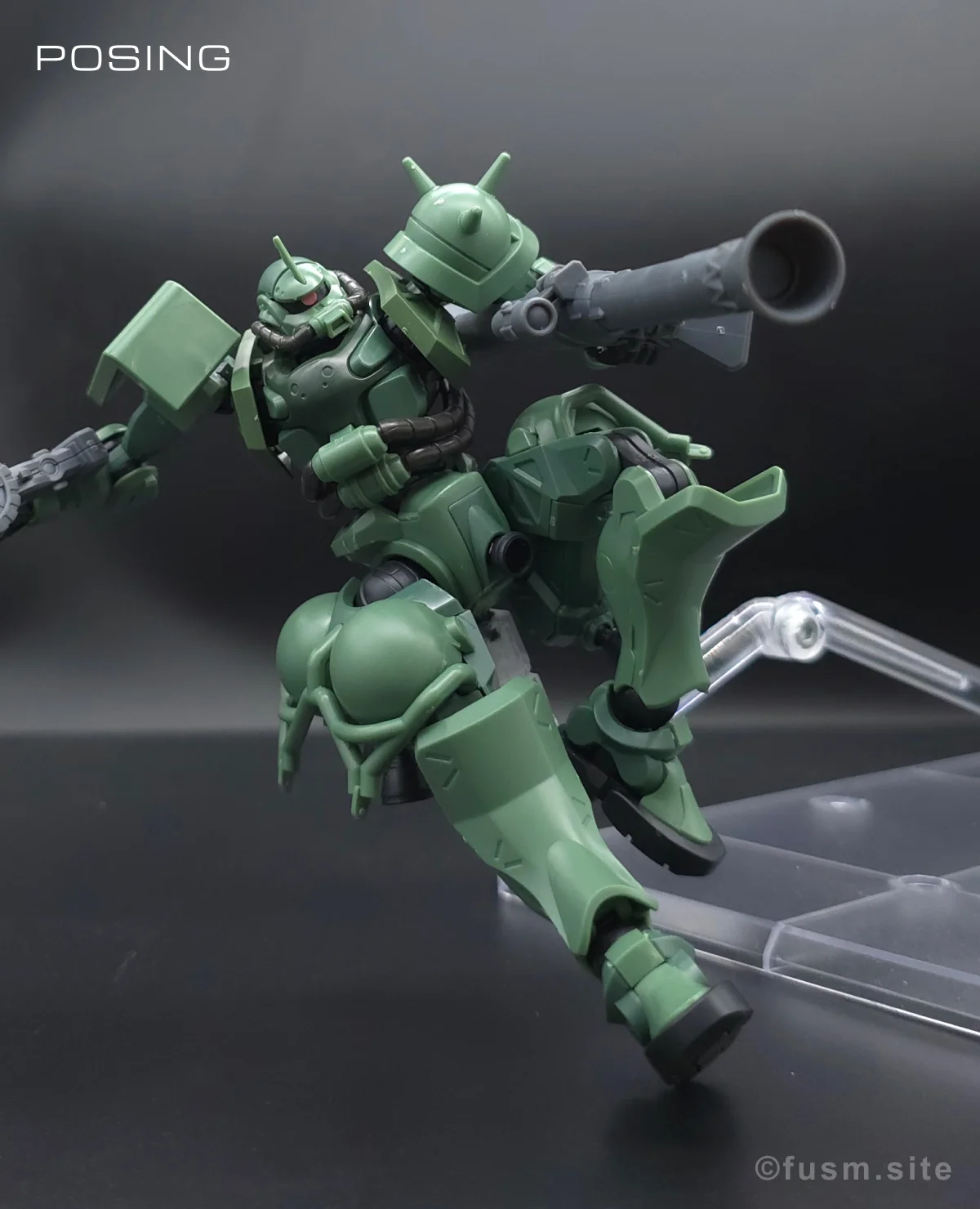 【レビュー】HG ザク(GQ) ポージング 18