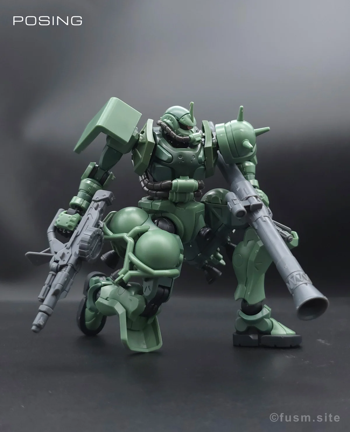 【レビュー】HG ザク(GQ) ポージング 19