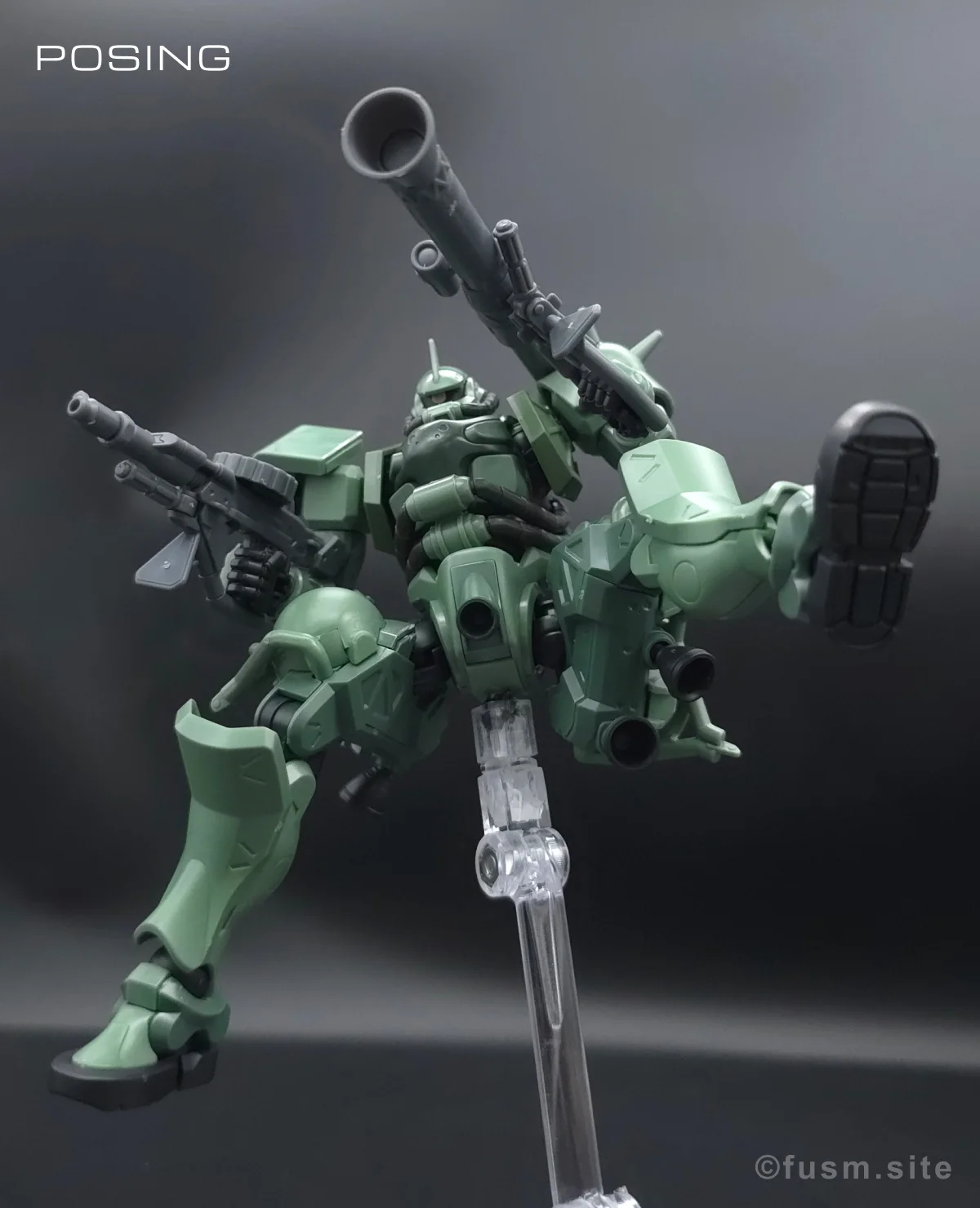 【レビュー】HG ザク(GQ) ポージング 20