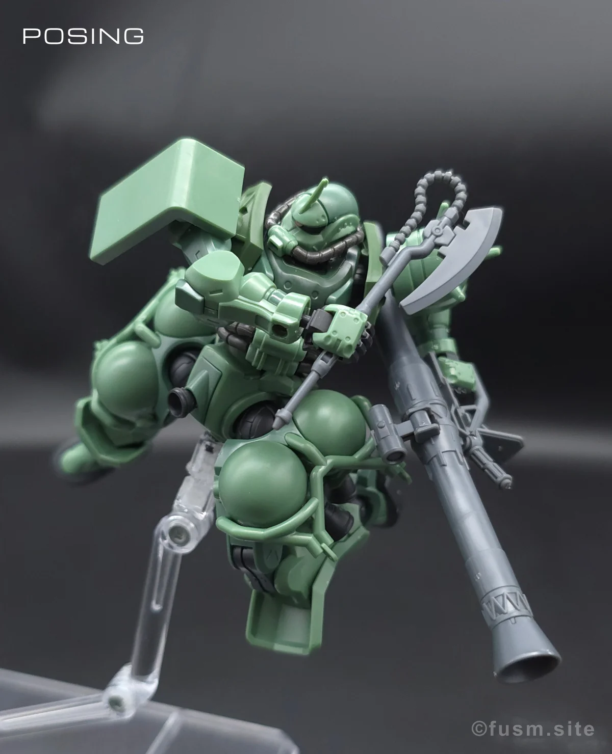 【レビュー】HG ザク(GQ) ポージング 22