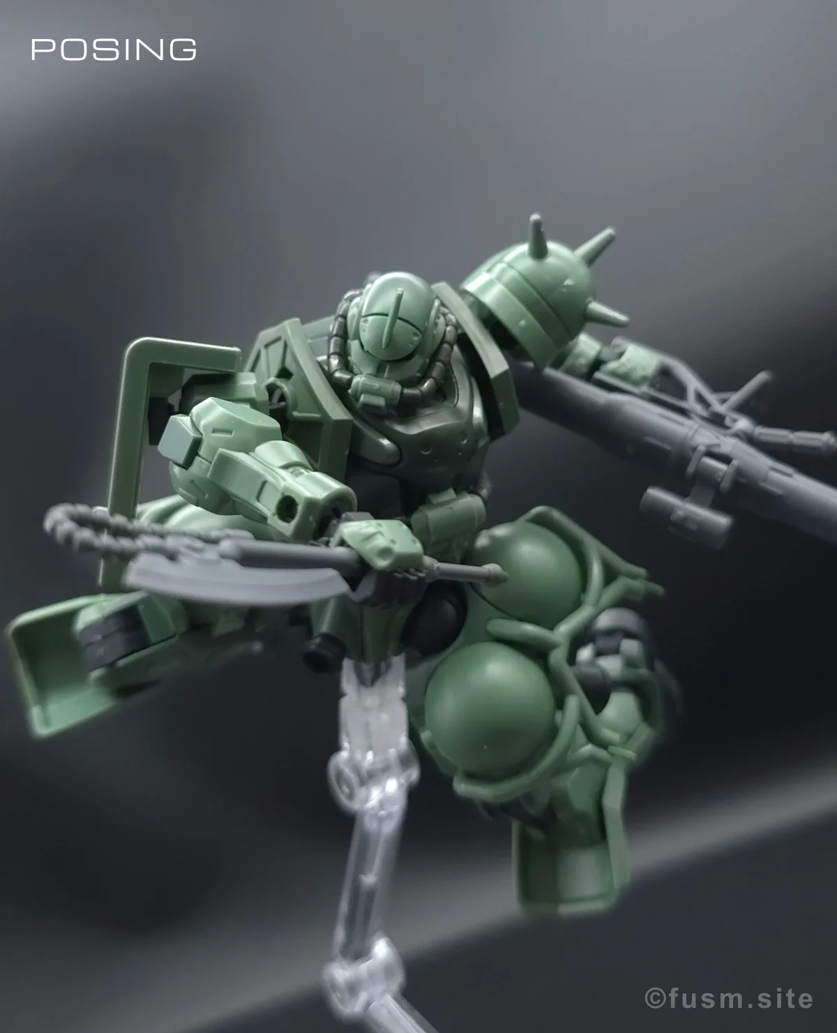 【レビュー】HG ザク(GQ) ポージング 23