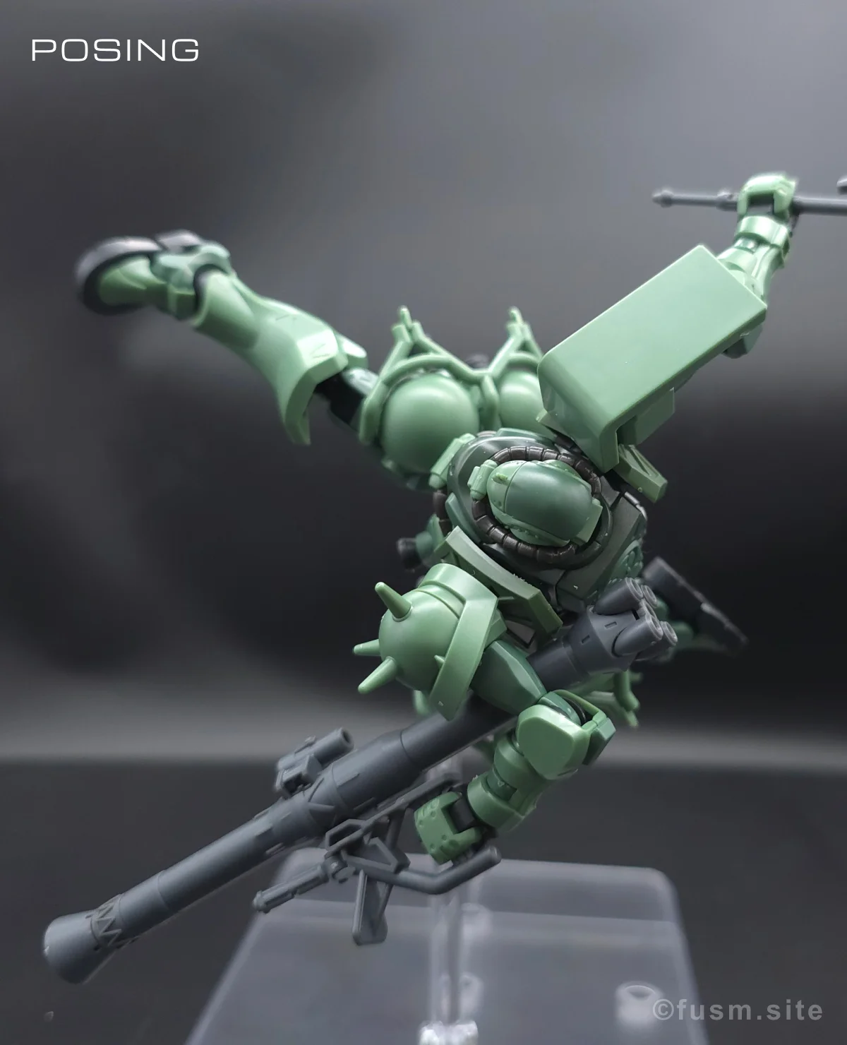 【レビュー】HG ザク(GQ) ポージング 24