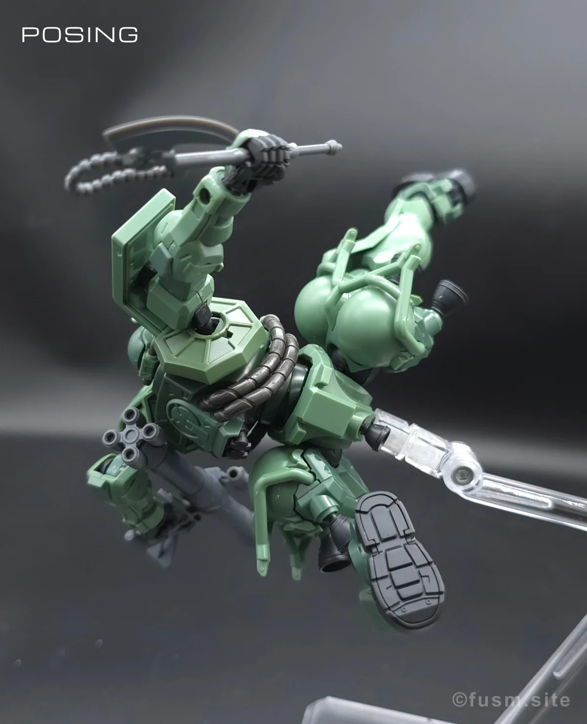 【レビュー】HG ザク(GQ) ポージング 25