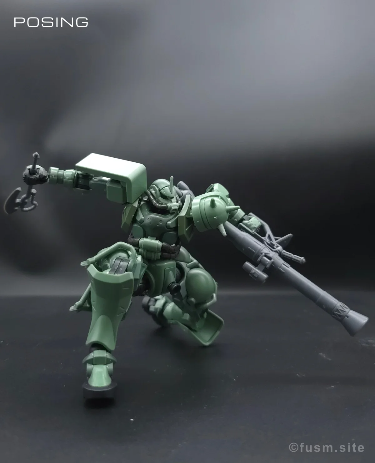 【レビュー】HG ザク(GQ) ポージング 26