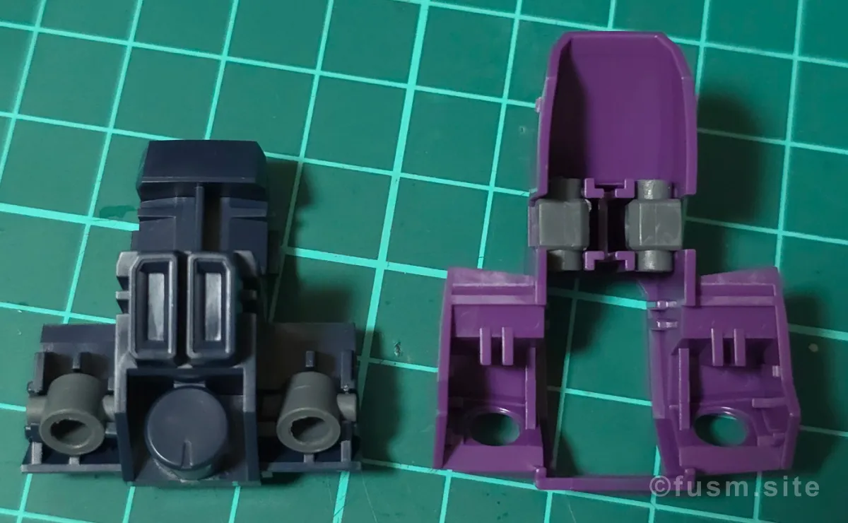 【レビュー】HGUC ローゼン・ズール(episode 7 Ver.) パーツ・構造・組み立て 04