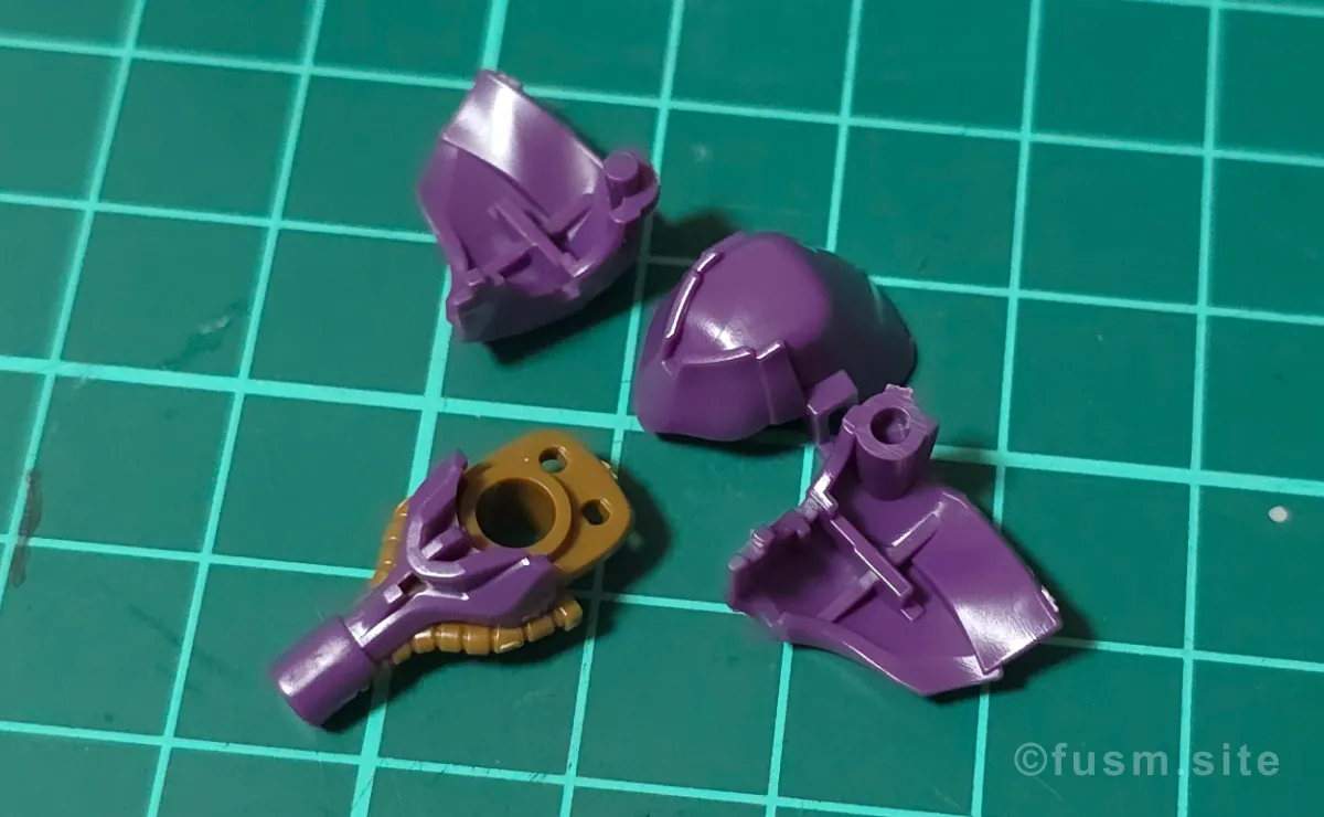 【レビュー】HGUC ローゼン・ズール(episode 7 Ver.) パーツ・構造・組み立て 06