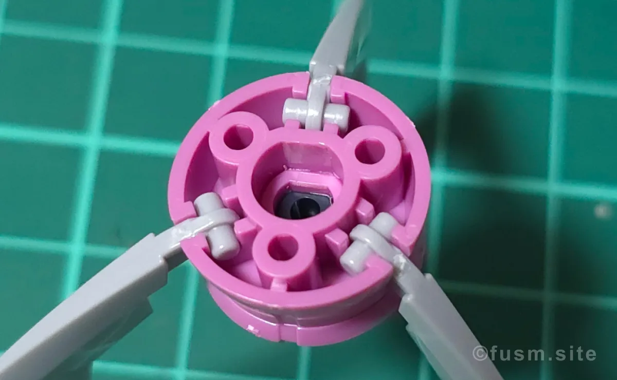 【レビュー】HGUC ローゼン・ズール(episode 7 Ver.) パーツ・構造・組み立て 10