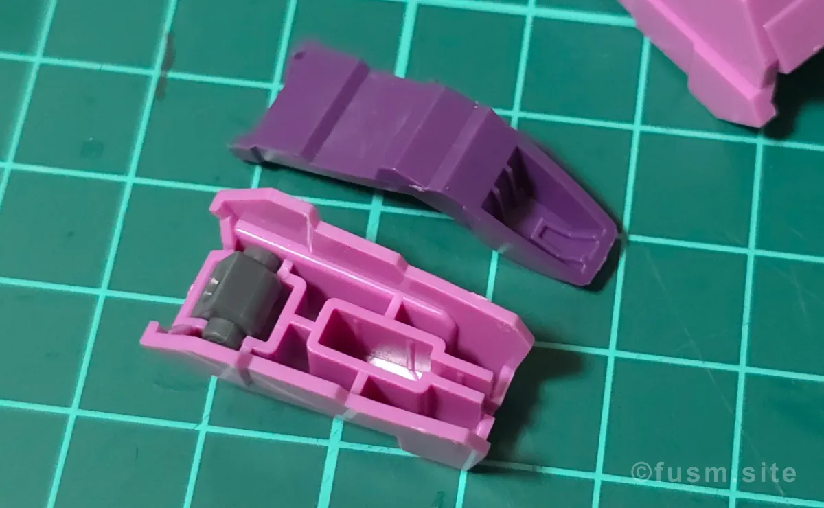 【レビュー】HGUC ローゼン・ズール(episode 7 Ver.) パーツ・構造・組み立て 12