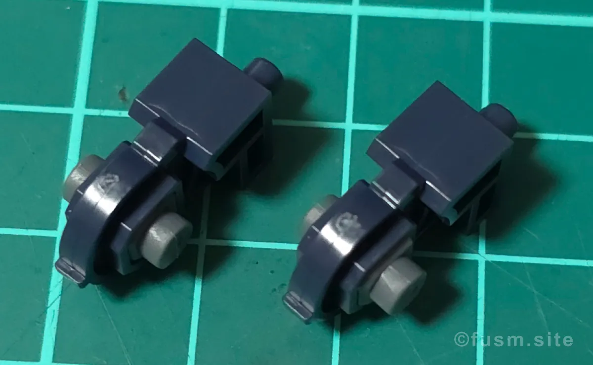 【レビュー】HGUC ローゼン・ズール(episode 7 Ver.) パーツ・構造・組み立て 14