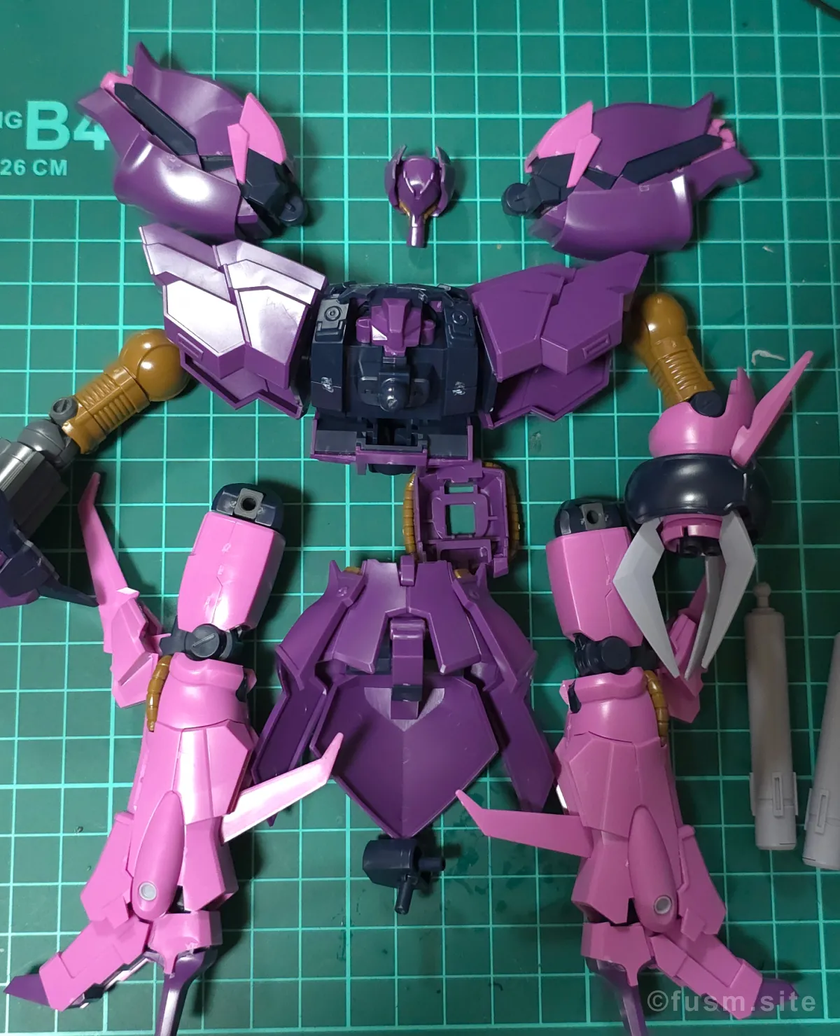 【レビュー】HGUC ローゼン・ズール(episode 7 Ver.) パーツ・構造・組み立て 20