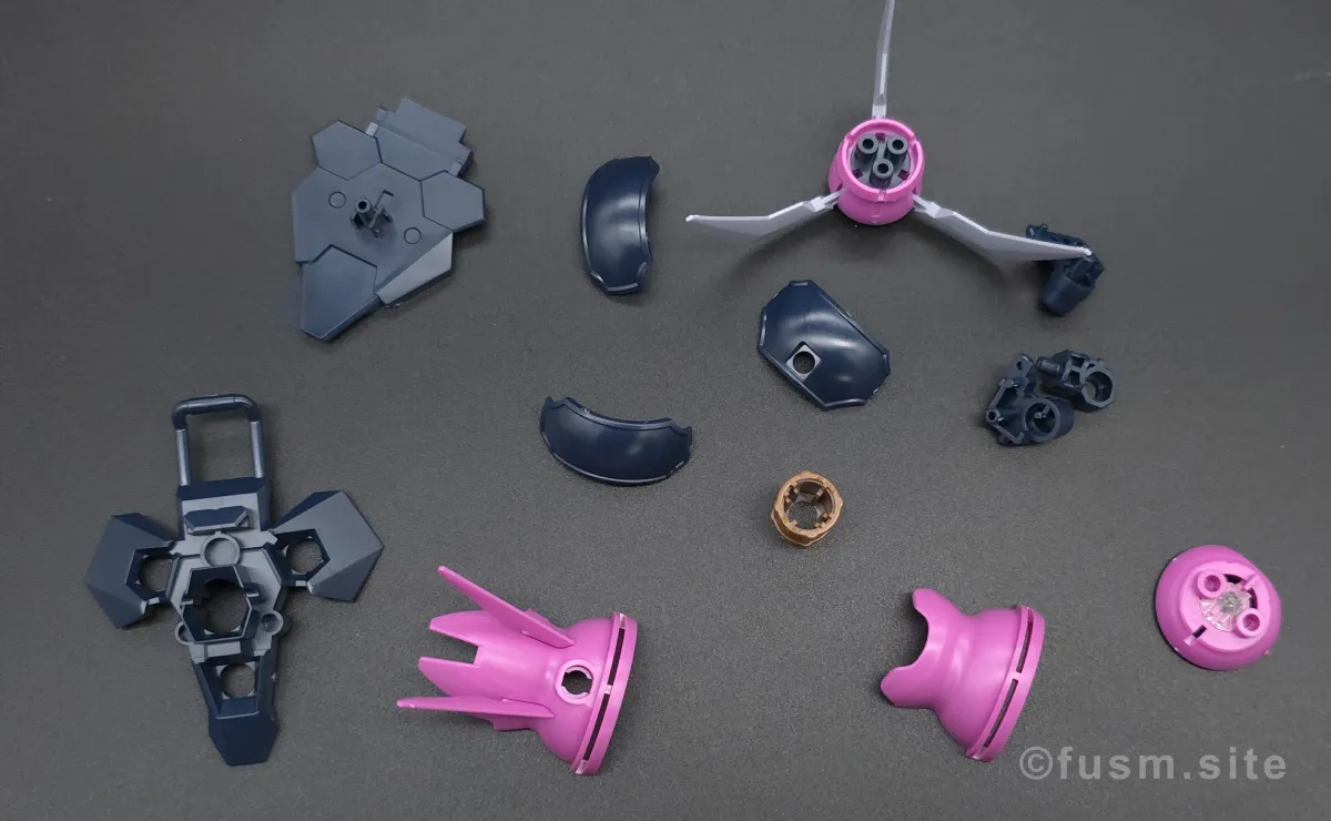 【レビュー】HGUC ローゼン・ズール(episode 7 Ver.) 付属品 01