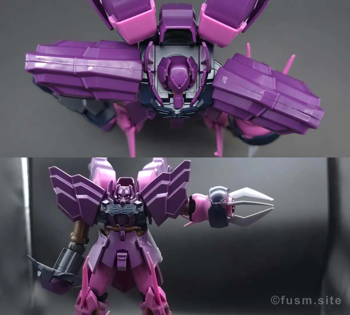 【レビュー】HGUC ローゼン・ズール(episode 7 Ver.) 肩ディテール 可動域 02