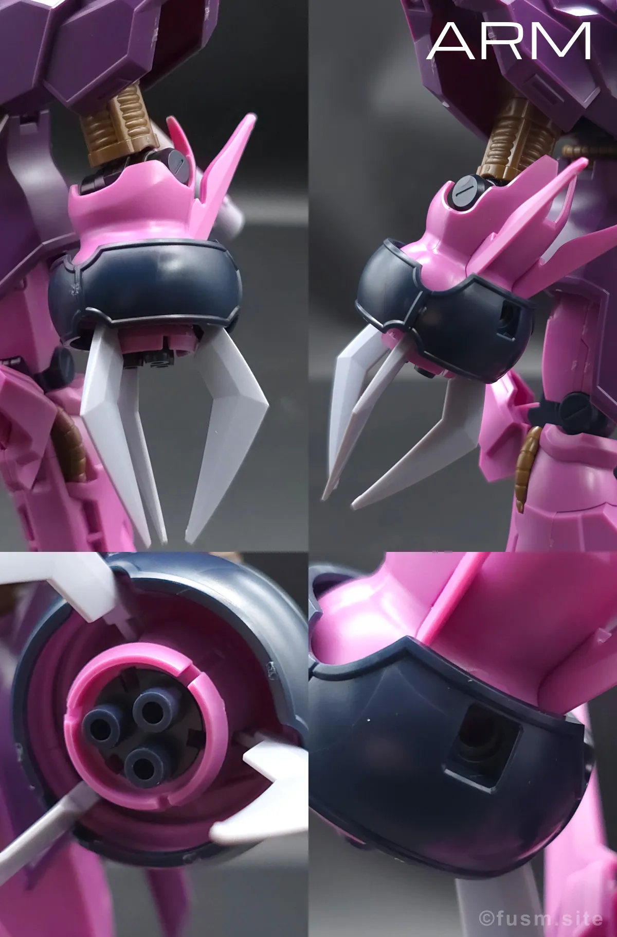 【レビュー】HGUC ローゼン・ズール(episode 7 Ver.) 腕部ディテール 01