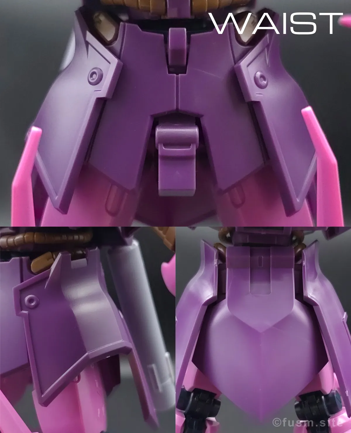 【レビュー】HGUC ローゼン・ズール(episode 7 Ver.) 胴体ディテール 02