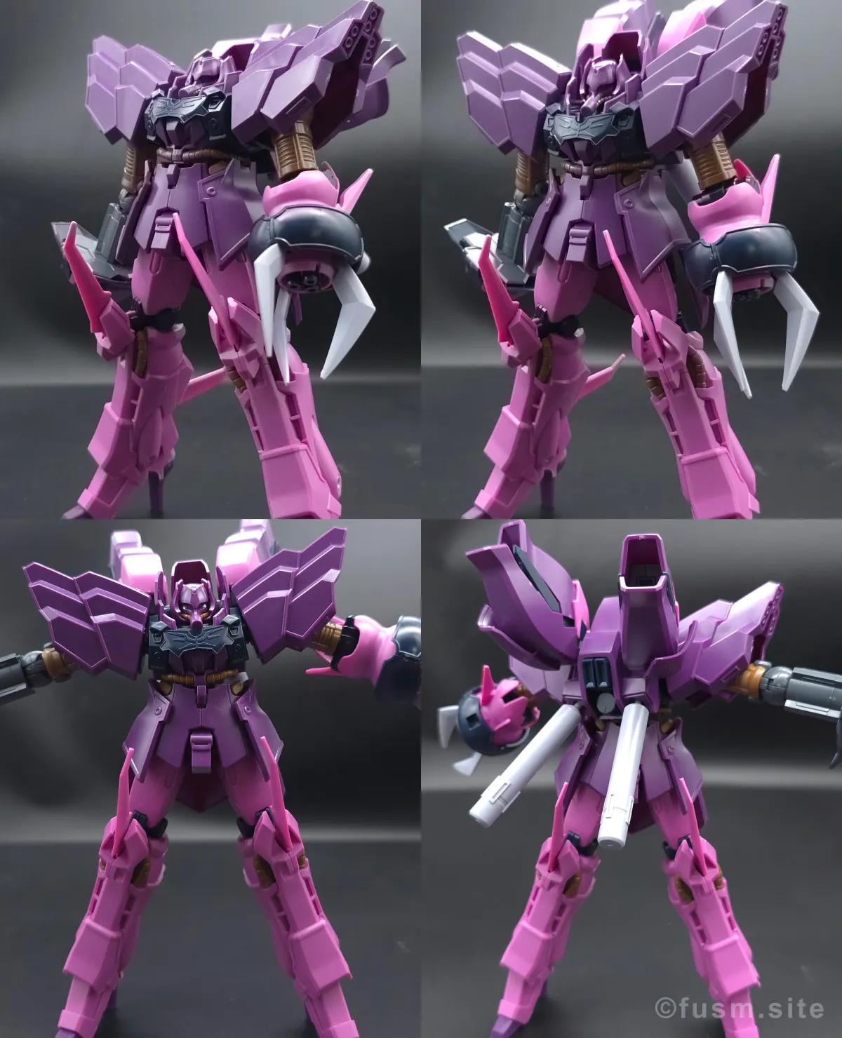 【レビュー】HGUC ローゼン・ズール(episode 7 Ver.) 胴体ディテール 可動域 01